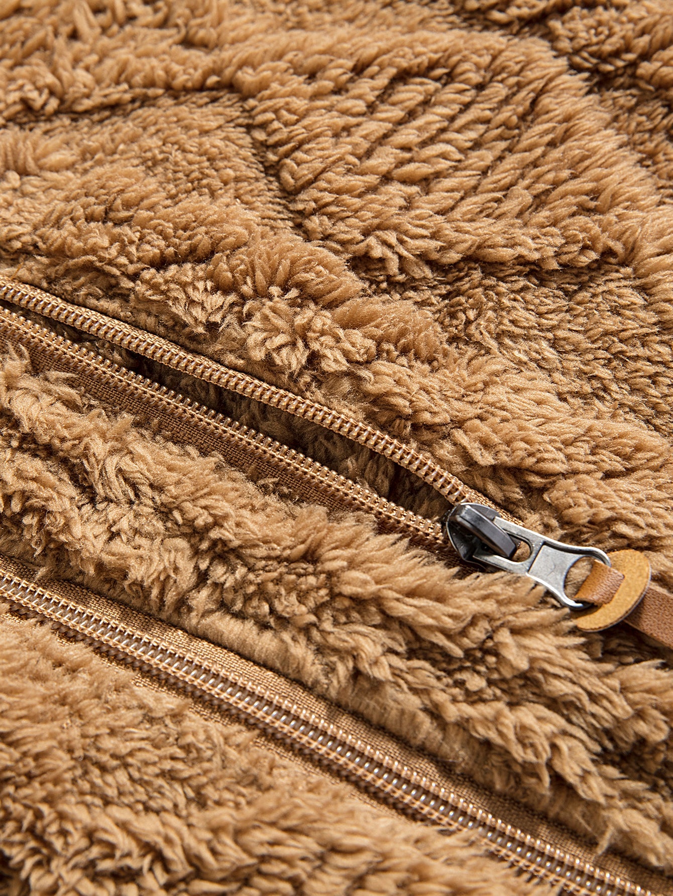 Jacquard Teddy Hoodie