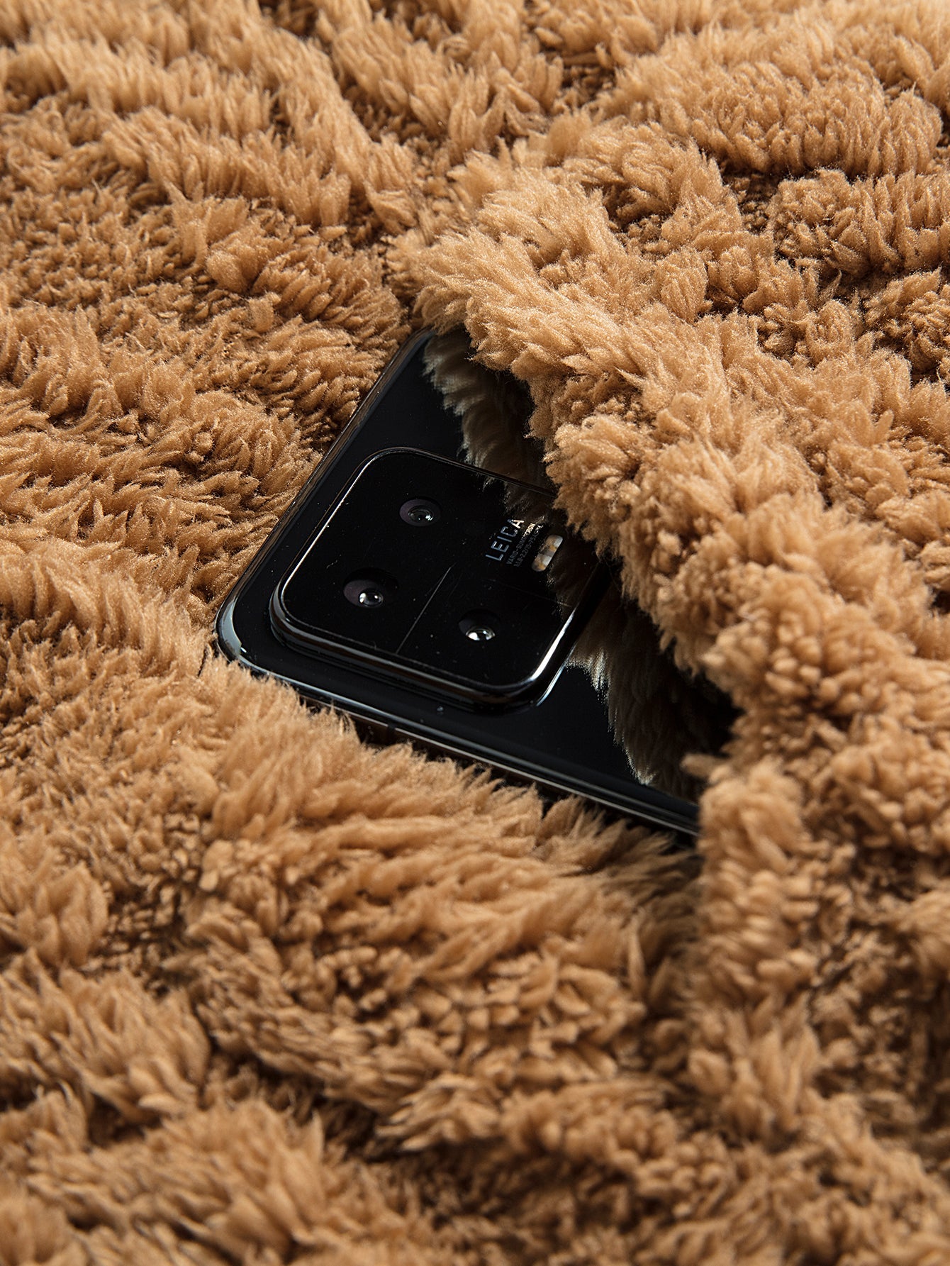 Jacquard Teddy Hoodie