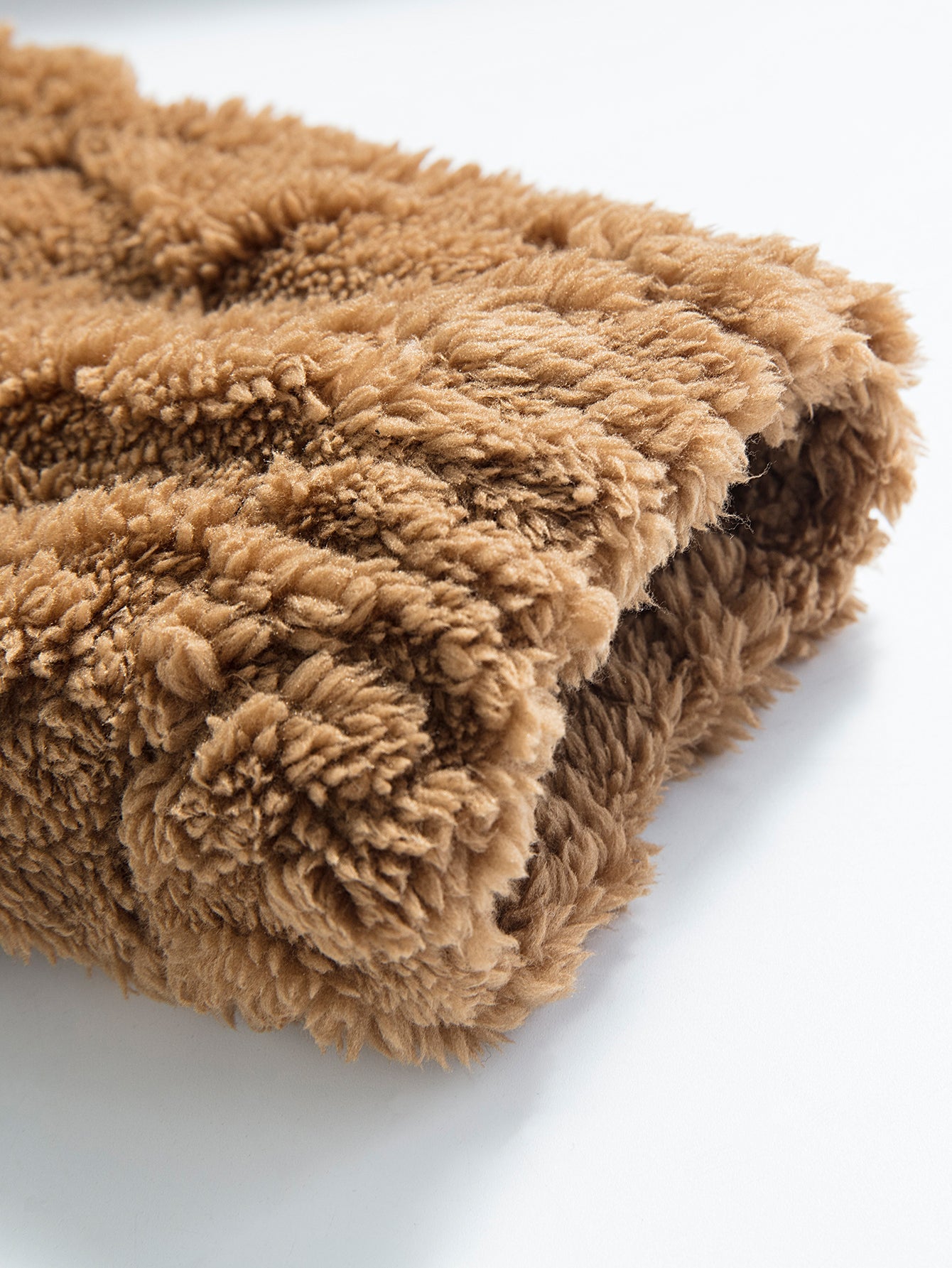 Jacquard Teddy Hoodie