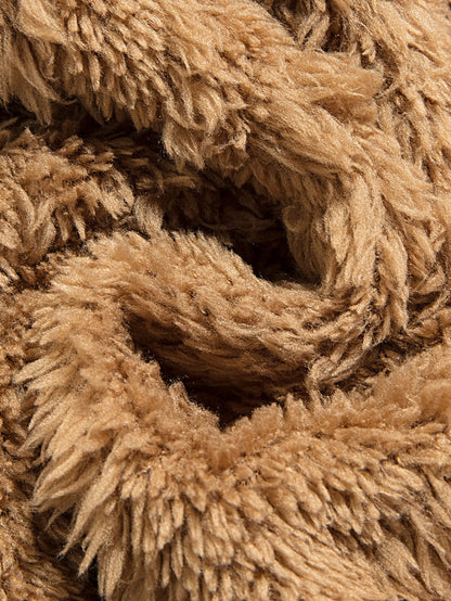 Jacquard Teddy Hoodie