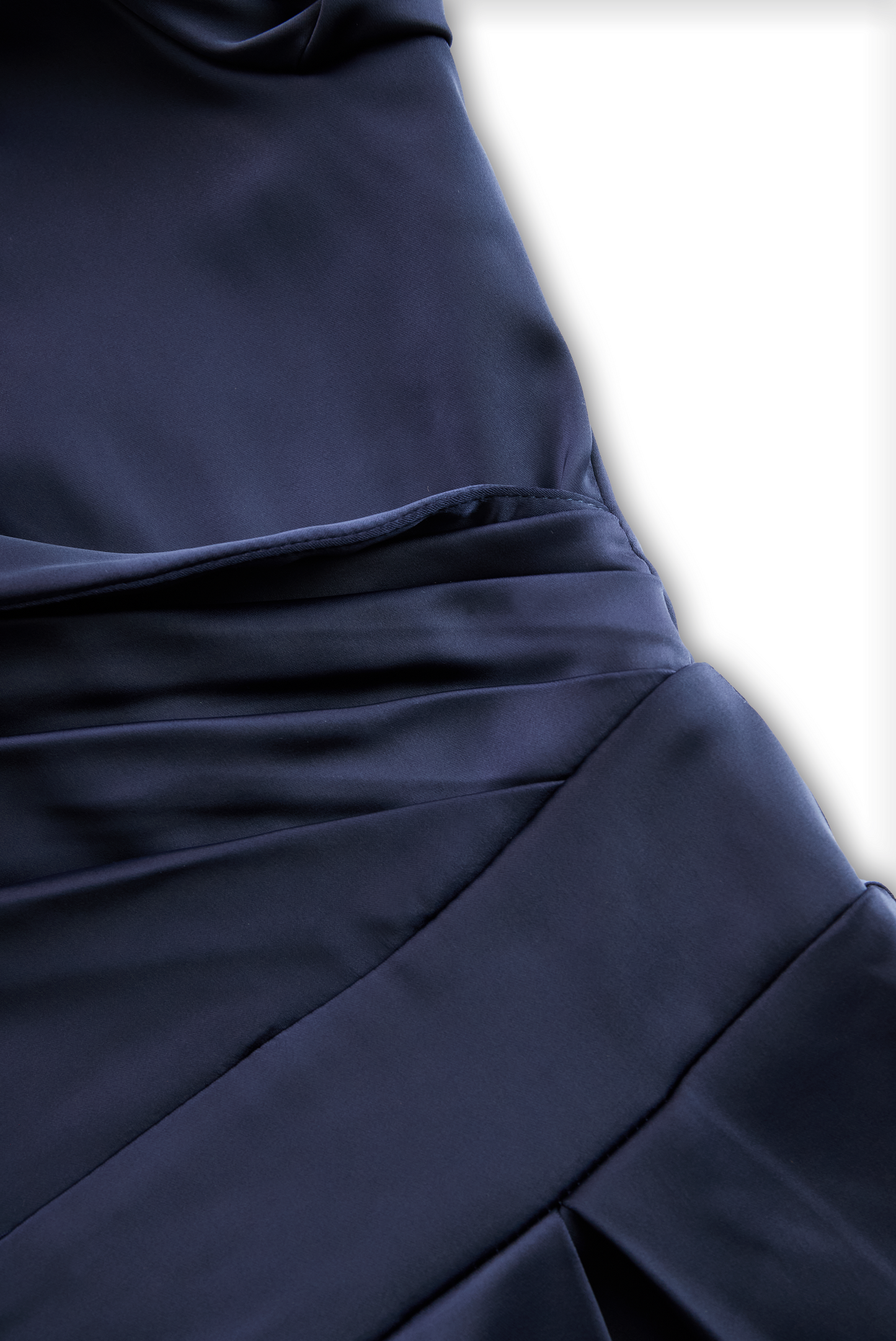 Vintage-Inspired Midi Dress With Draped Collar