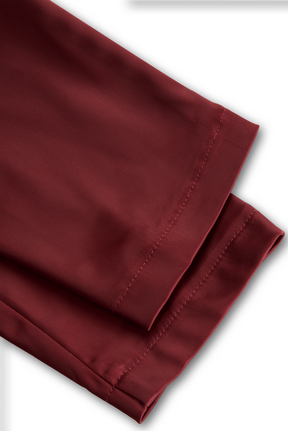 Vintage-Inspired Midi Dress With Draped Collar