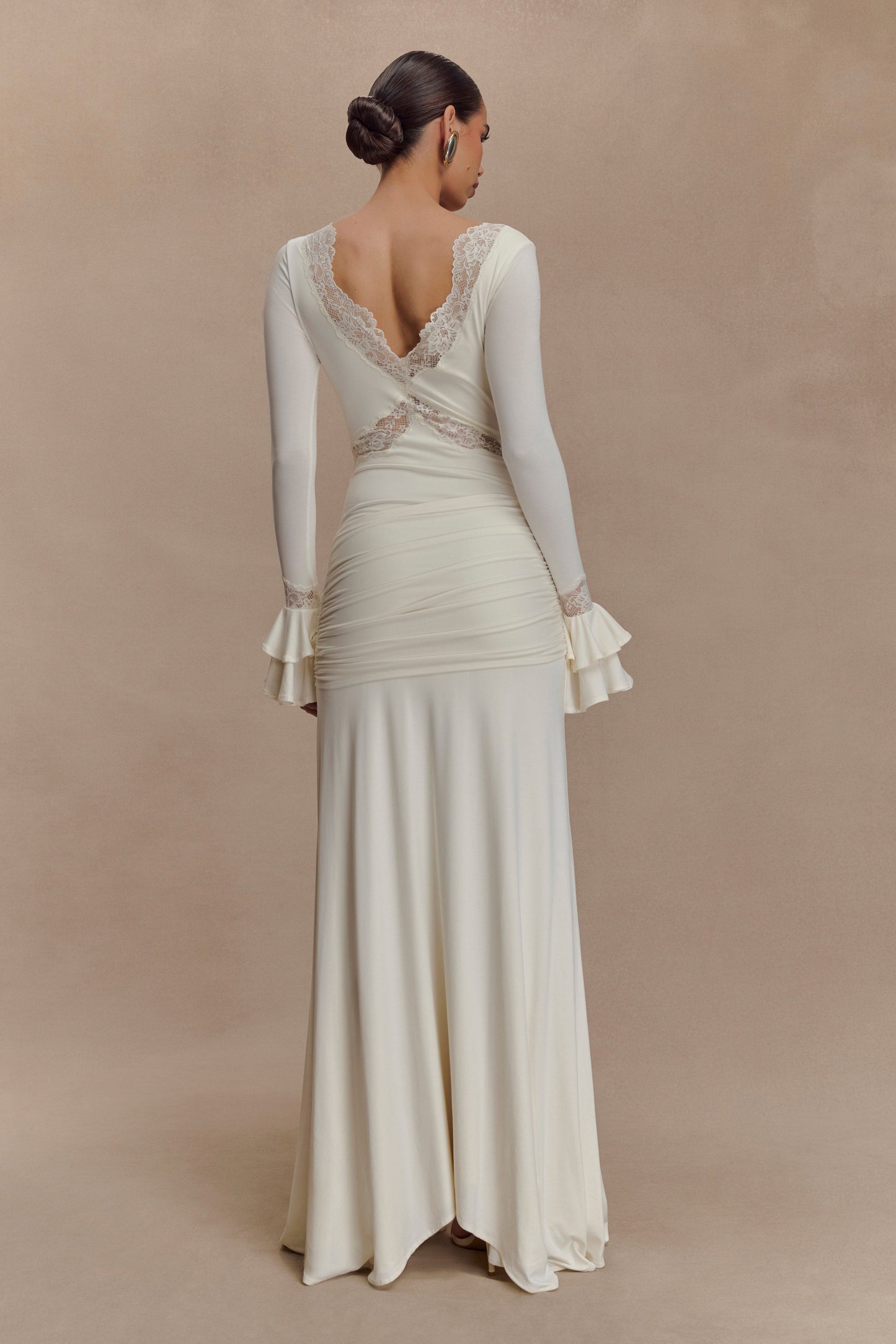 Electra Slinky Lace Maxi Dress