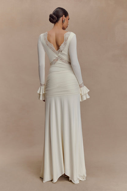 Electra Slinky Lace Maxi Dress