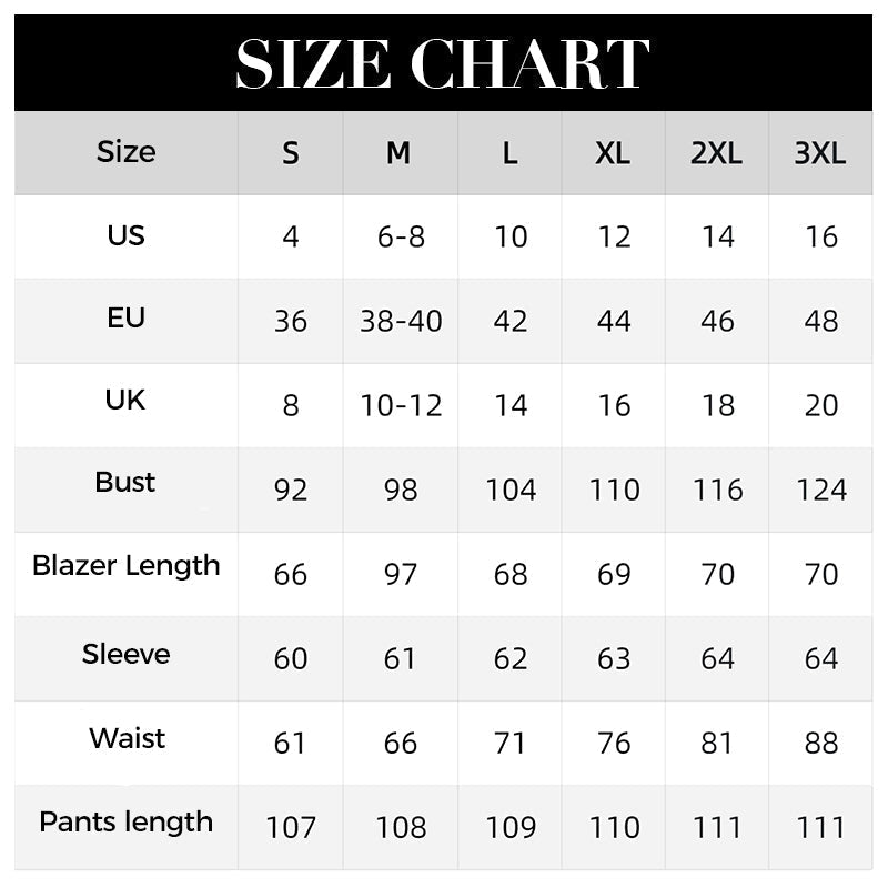 Rachael's Women's Casual Suit Jacket Pants 2-Piece Set