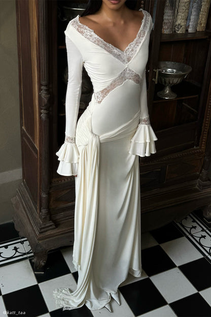 Electra Slinky Lace Maxi Dress