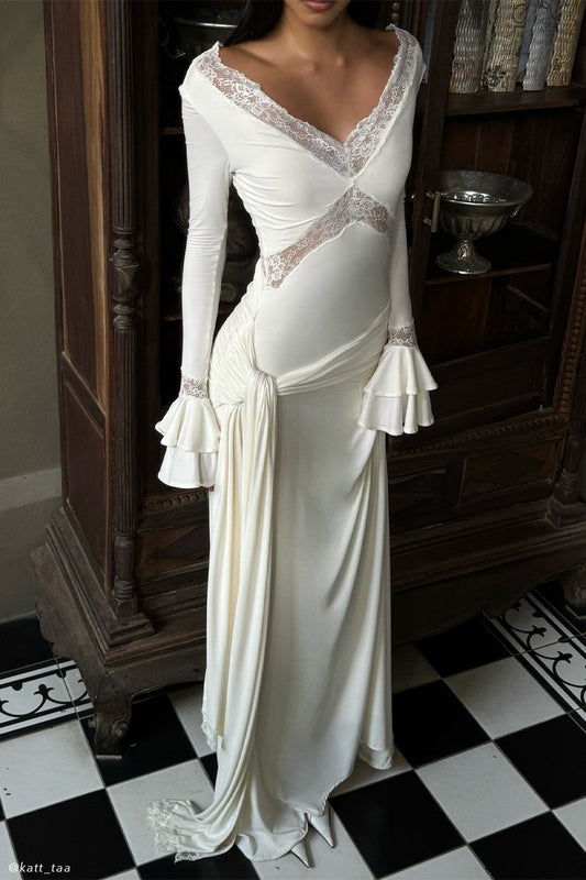 Electra Slinky Lace Maxi Dress