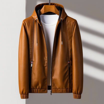 Tom's Hooded Leather Jacket