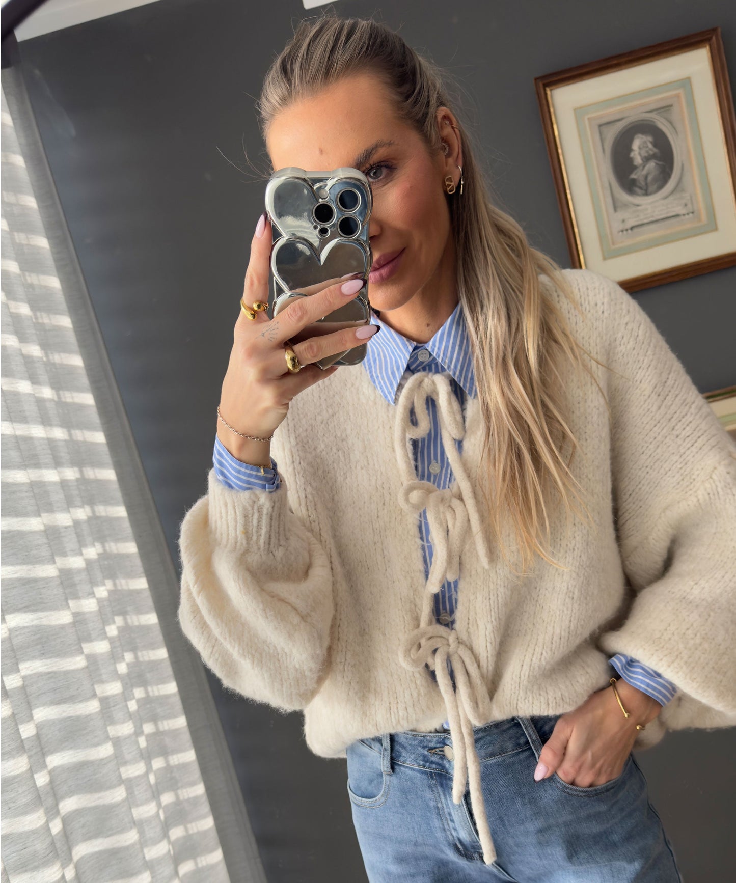 Beige Cardigan