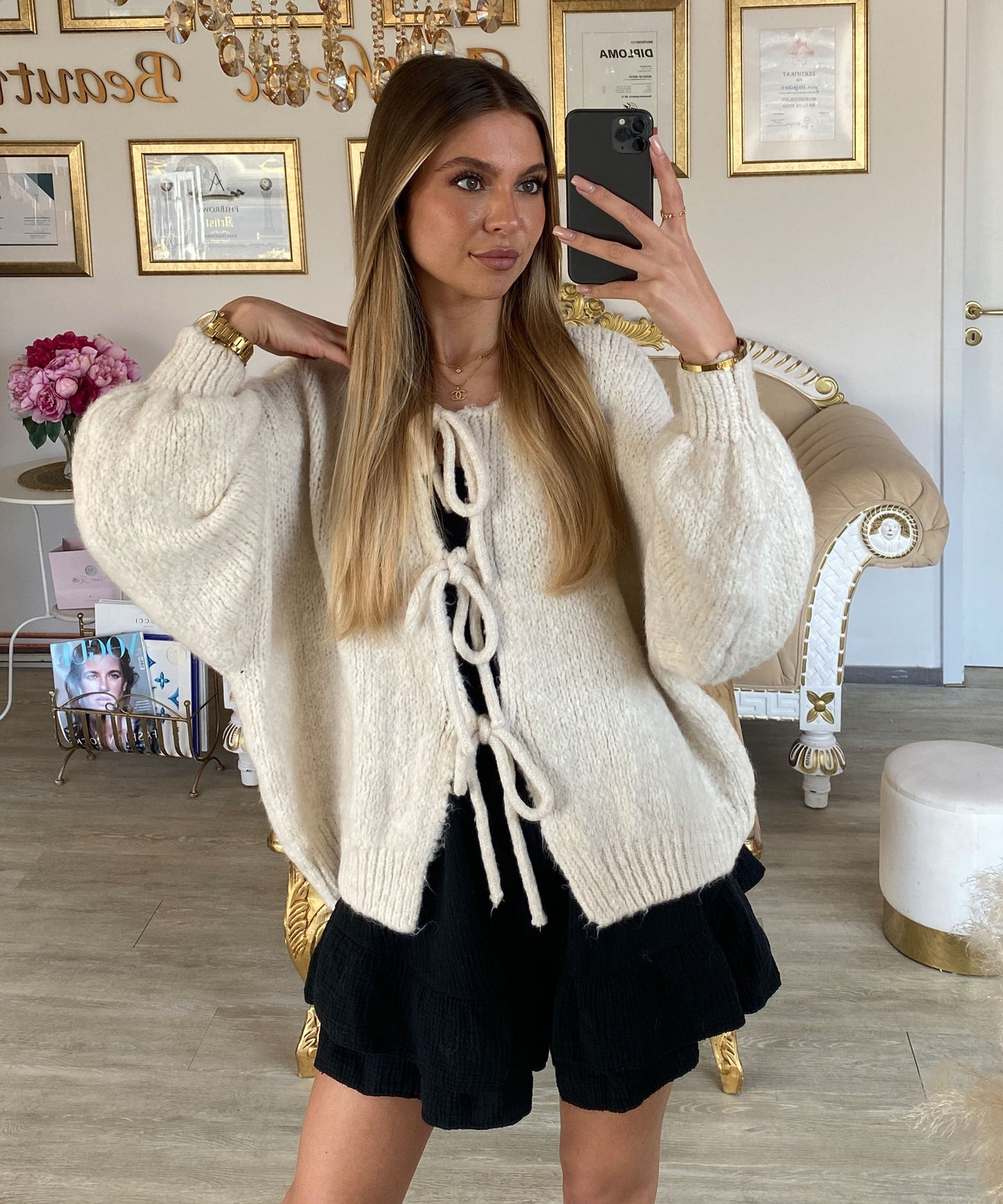 Beige Cardigan