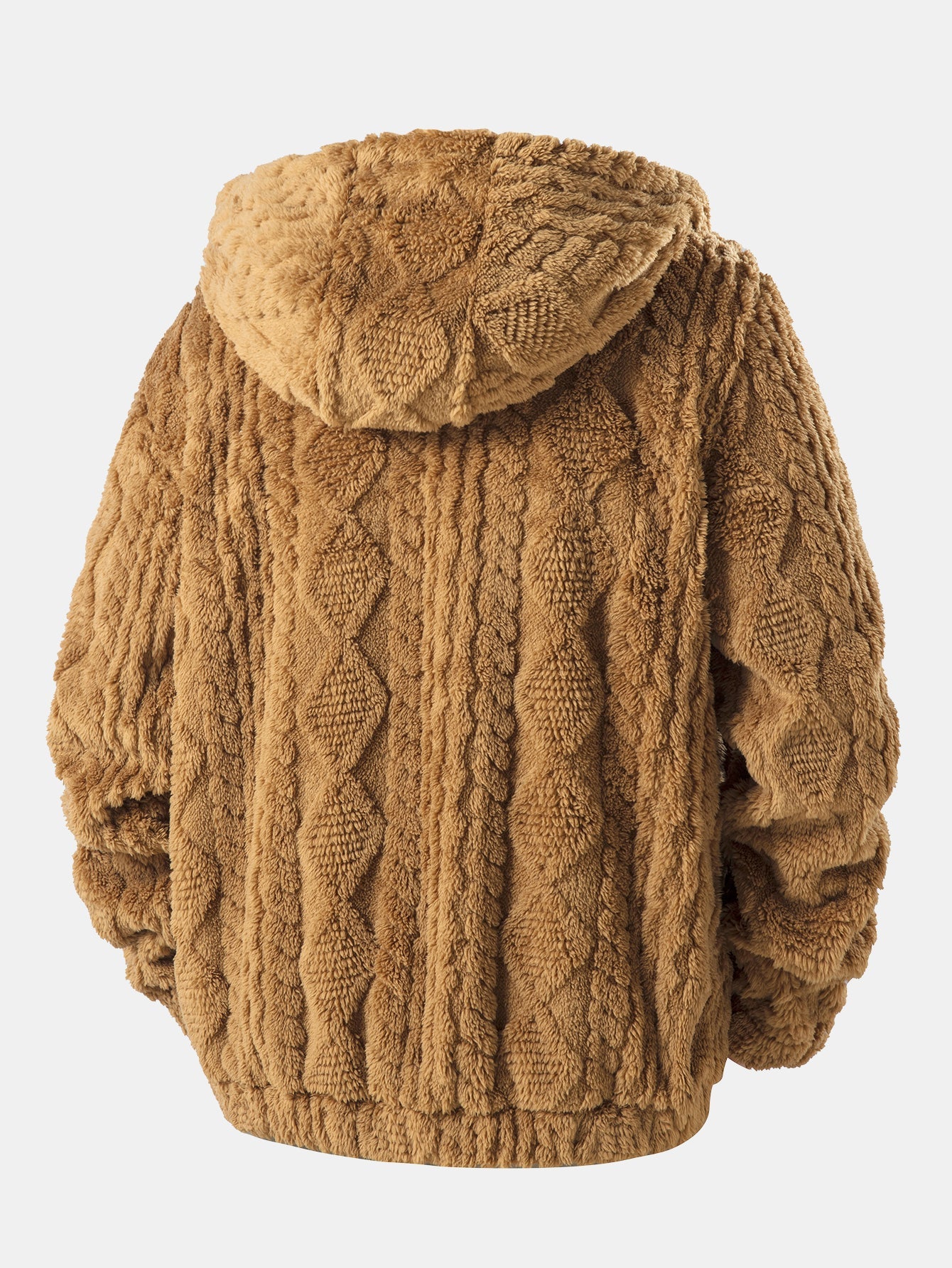 Jacquard Teddy Hoodie