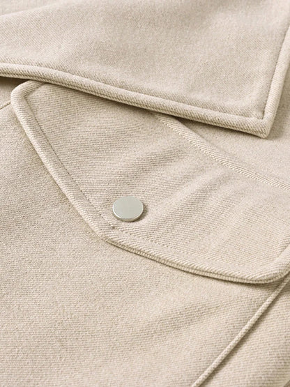 Cream line Coat