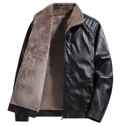 Tom's winter fleece leather Jackets