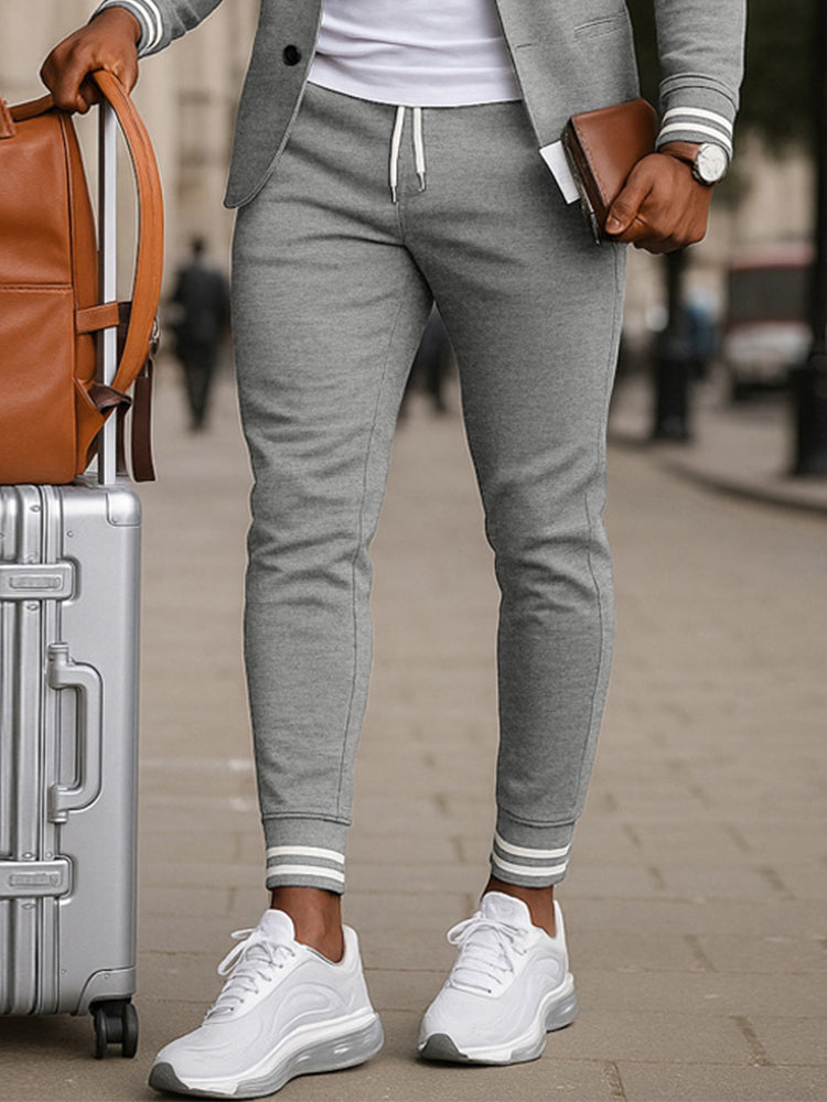 Athletic Inspired Blazer and Pants Set