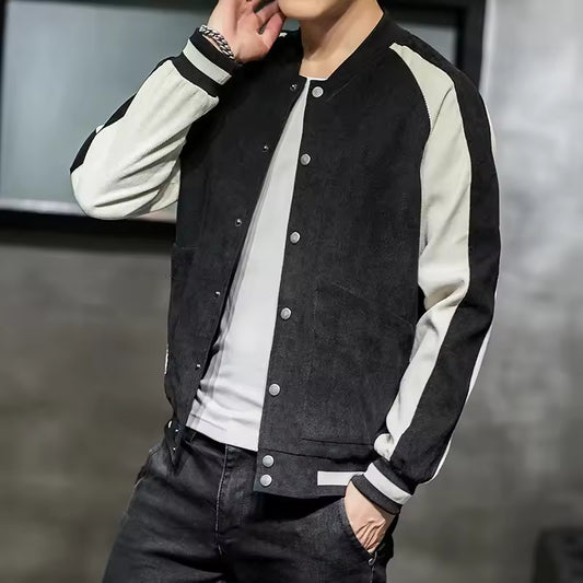 Panelled Varsity Jacket
