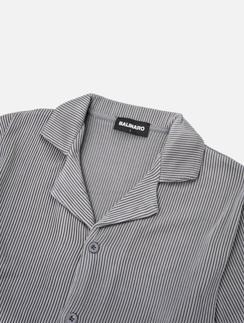 Preston's Ribbed Shirt - Grey
