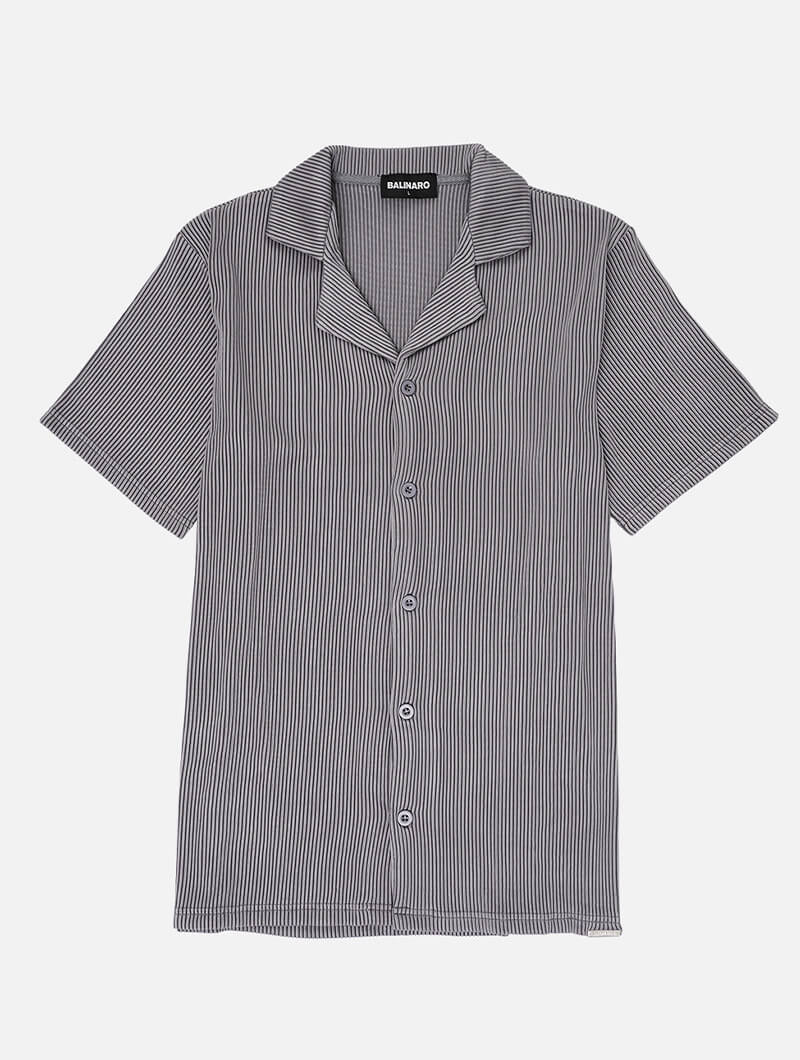 Preston's Ribbed Shirt - Grey