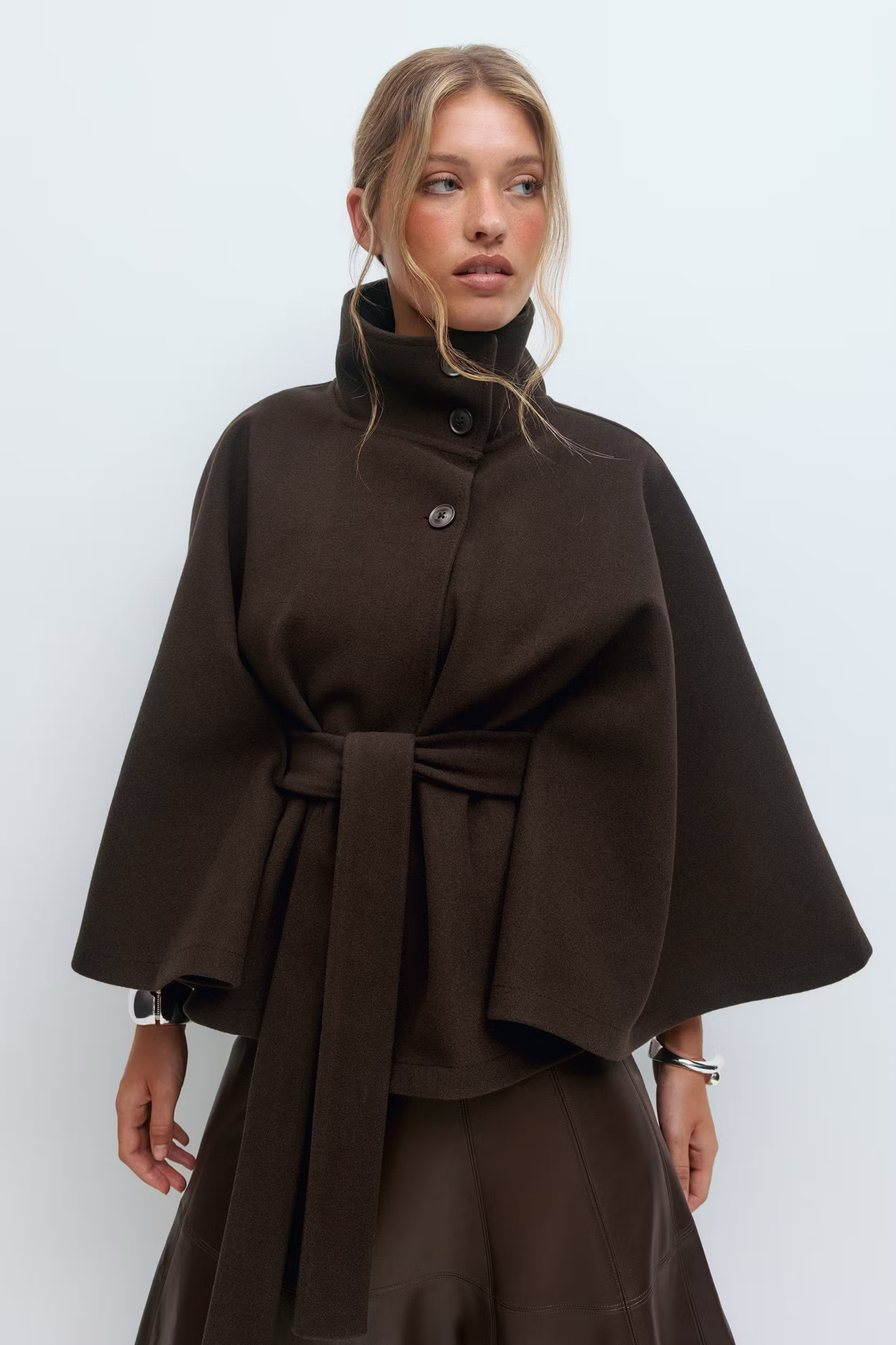 Rachael's Belt Cape Jacket
