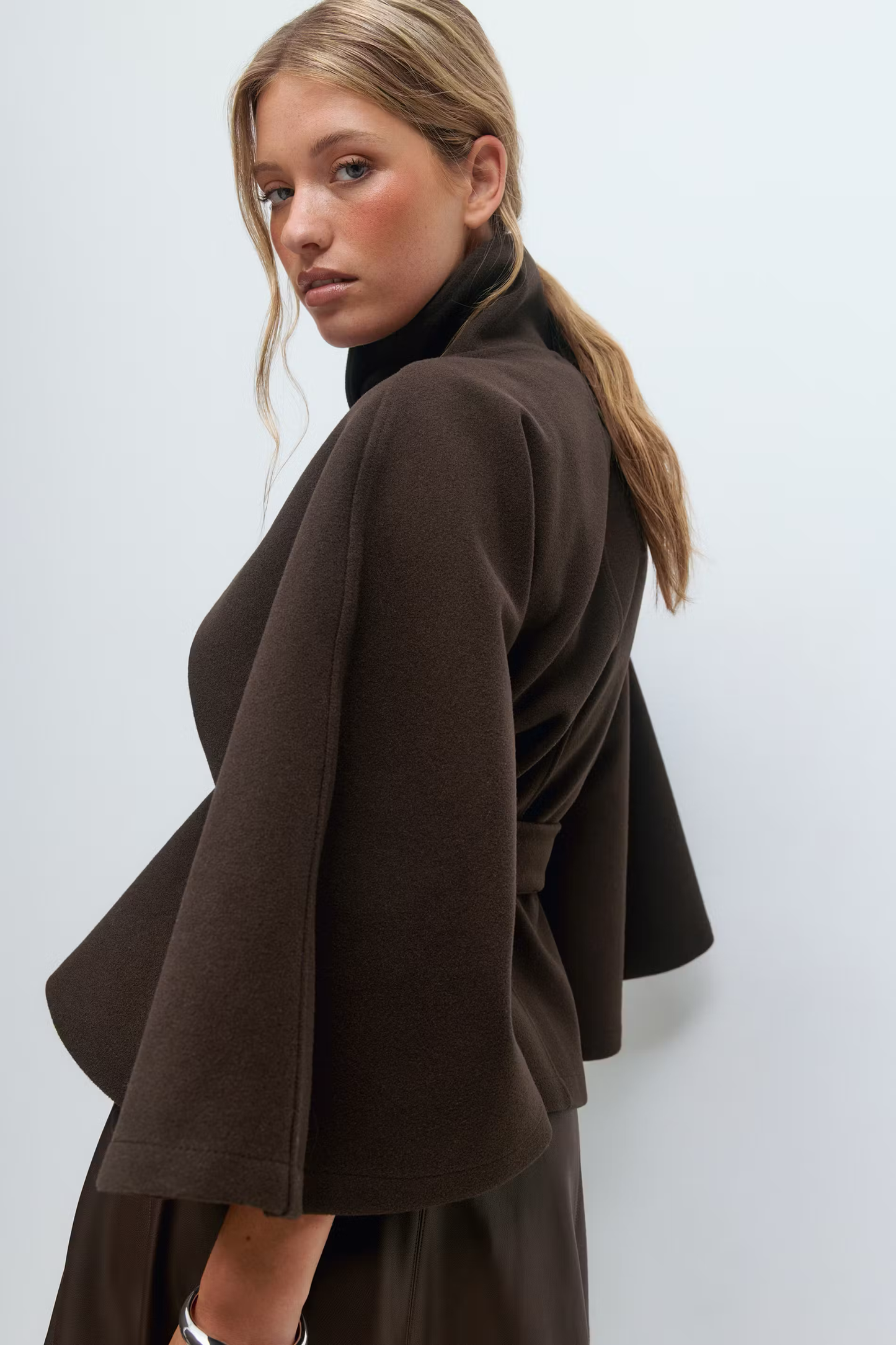 Rachael's Belt Cape Jacket