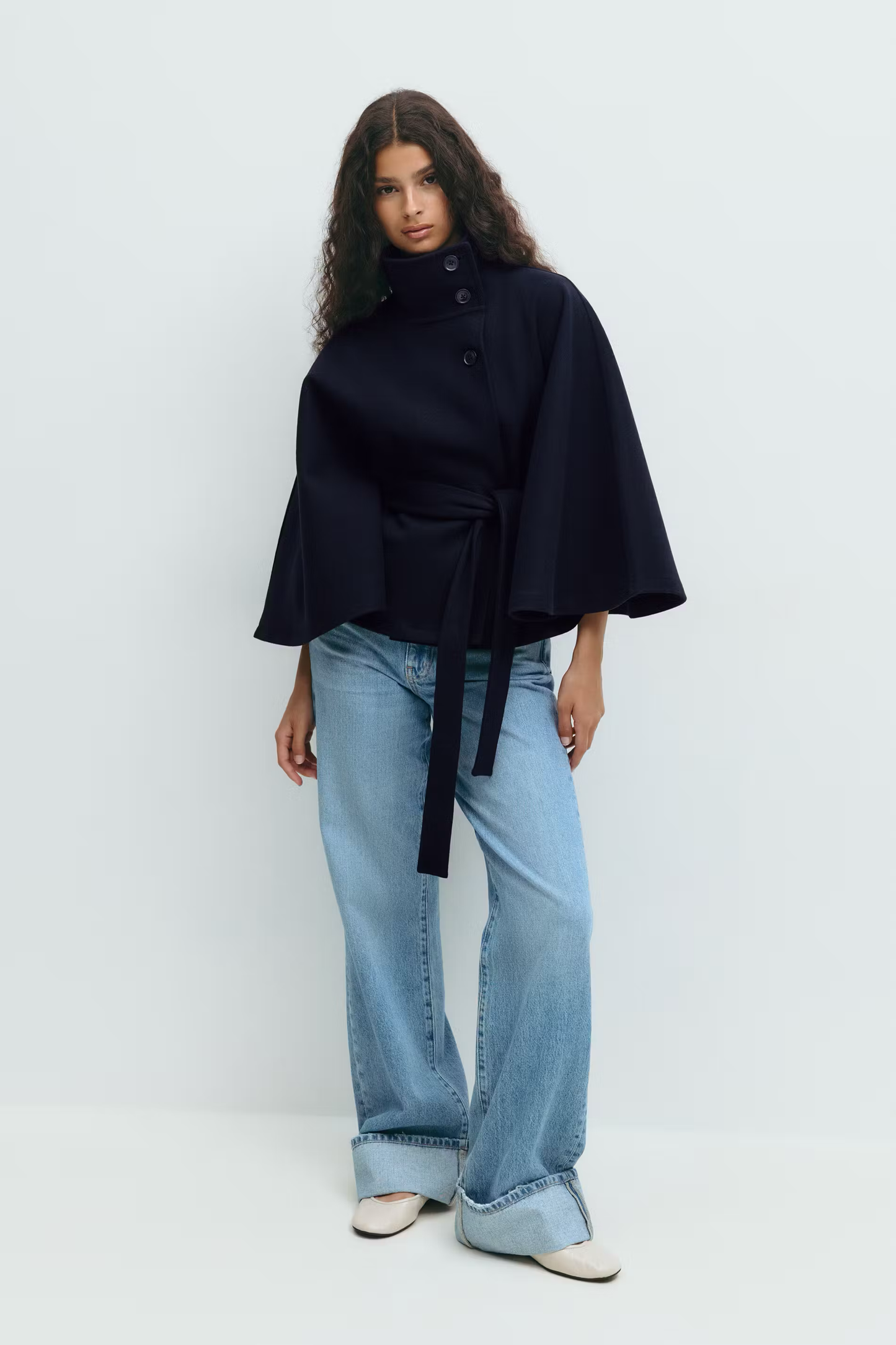 Rachael's Belt Cape Jacket