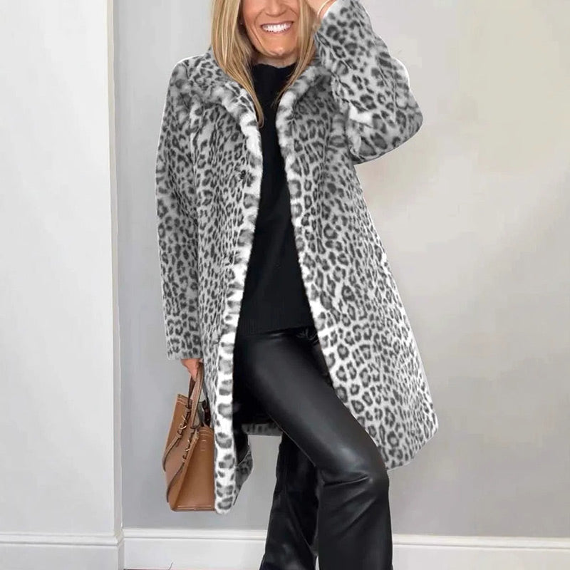 Women's Leopard Print Coat