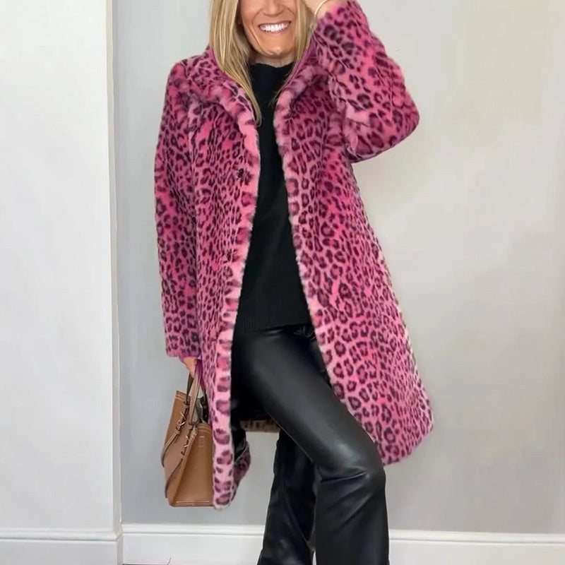 Women's Leopard Print Coat