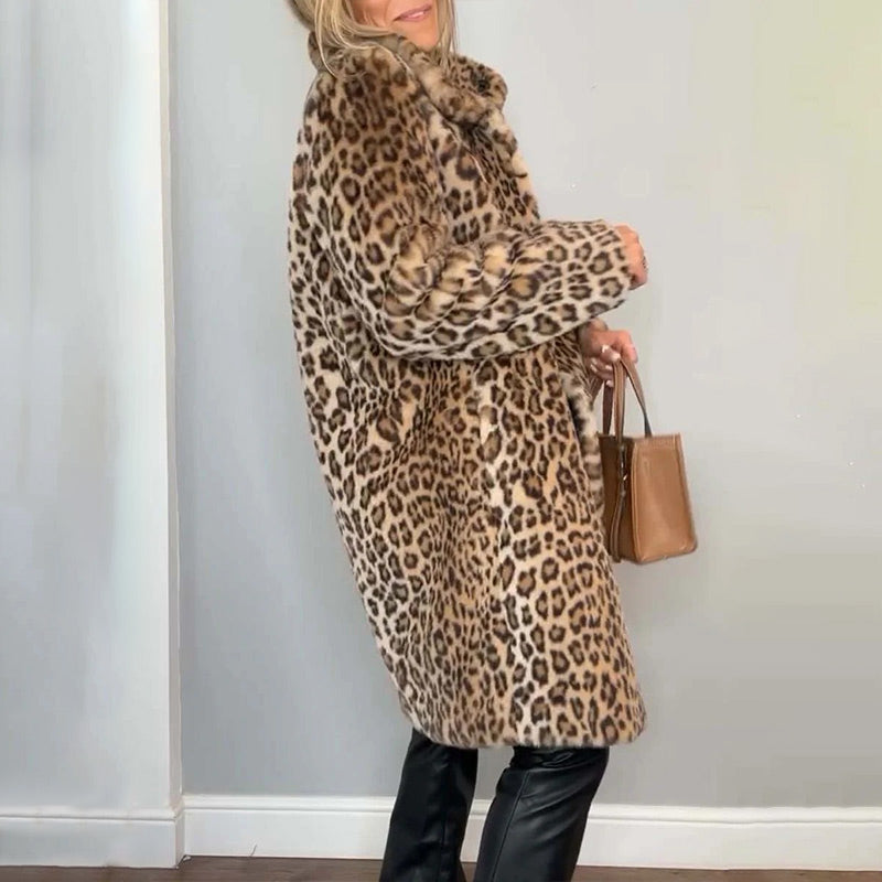Women's Leopard Print Coat