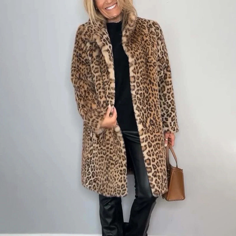 Women's Leopard Print Coat