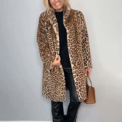 Women's Leopard Print Coat
