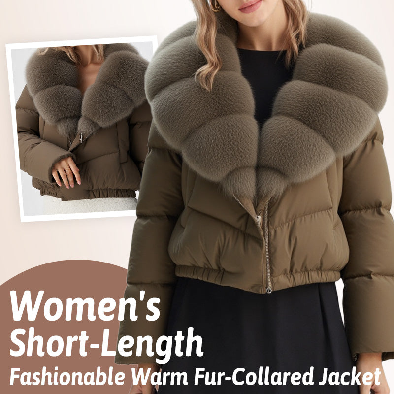 Women's Short, Fashionable, and Warm Jacket.