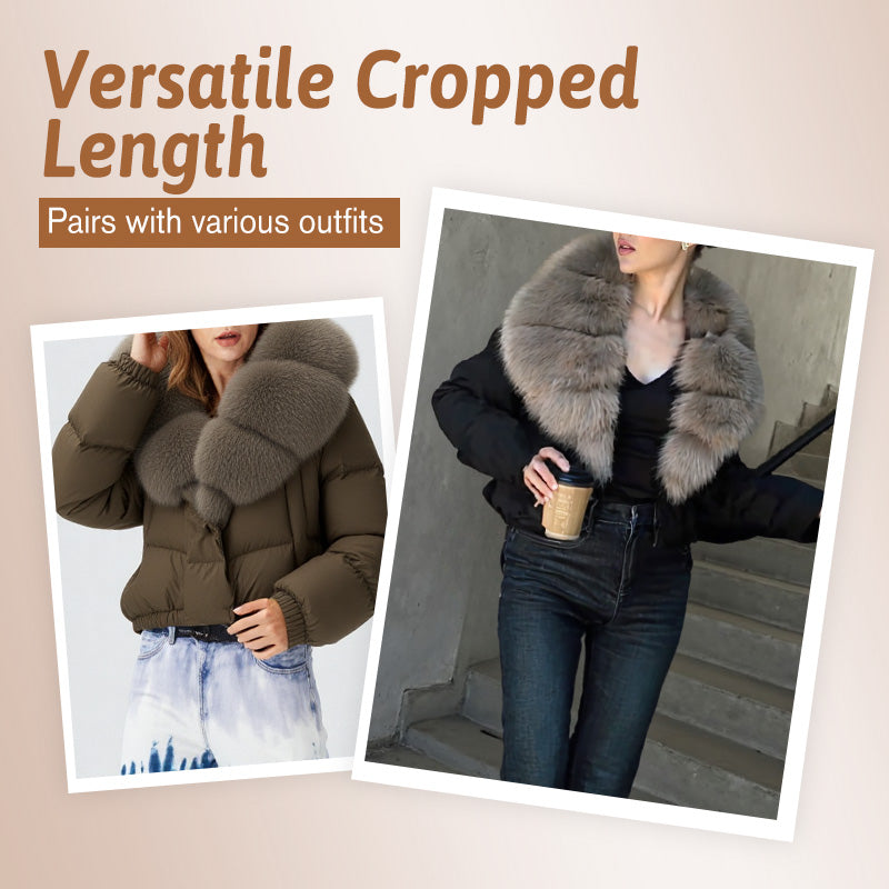 Women's Short, Fashionable, and Warm Jacket.
