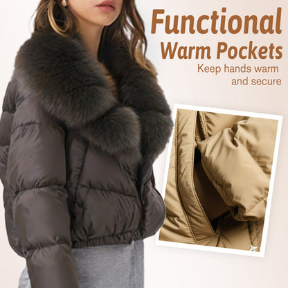 Women's Short, Fashionable, and Warm Jacket.